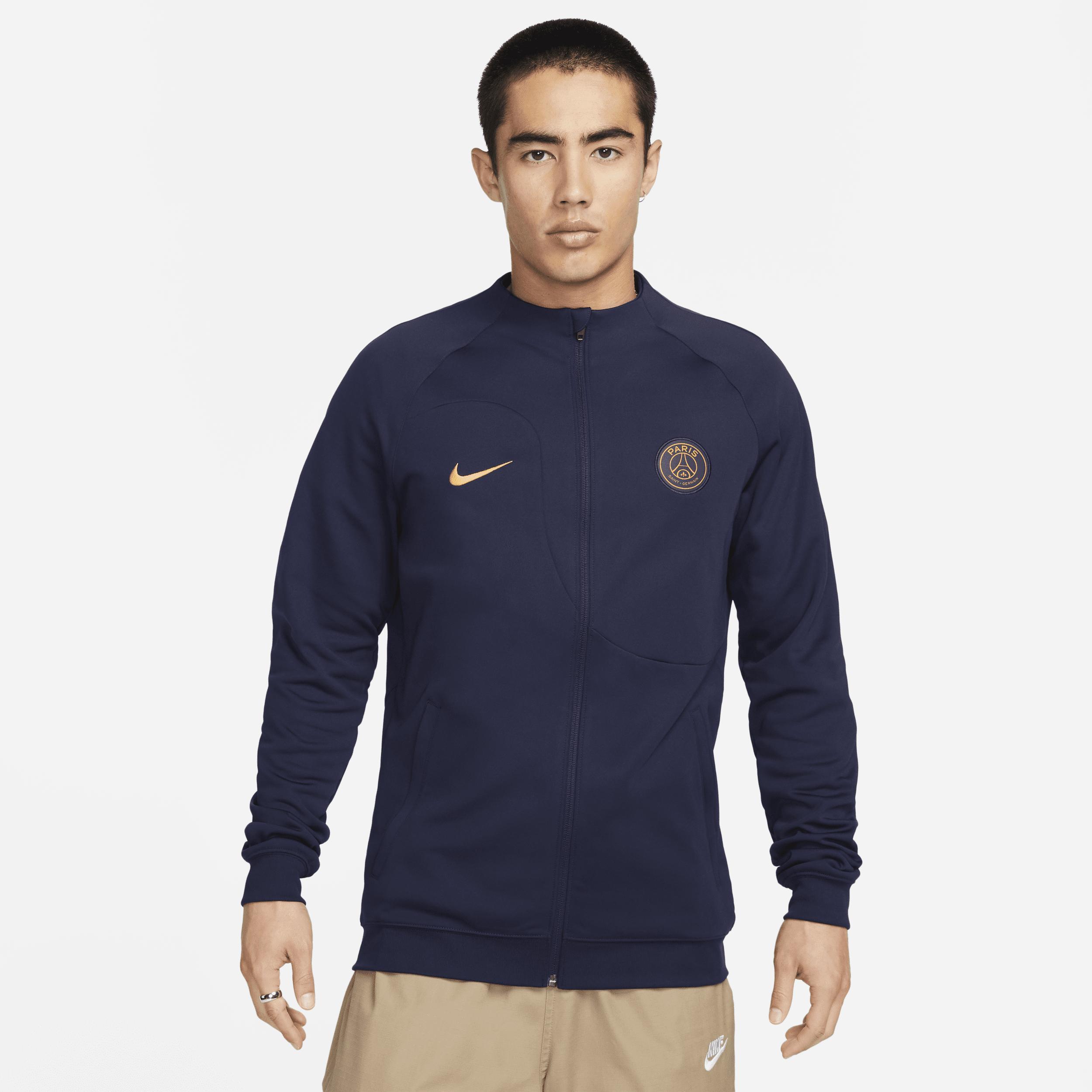 Men's Nike Navy Paris Saint-Germain 2023/24 Academy Pro Anthem Full-Zip Jacket, Size: 2XL, Psg Blue Product Image