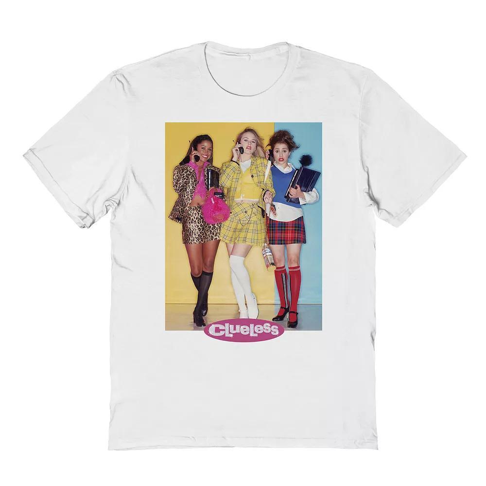 Men's Clueless Cast Graphic Tee, Size: Medium, White Product Image