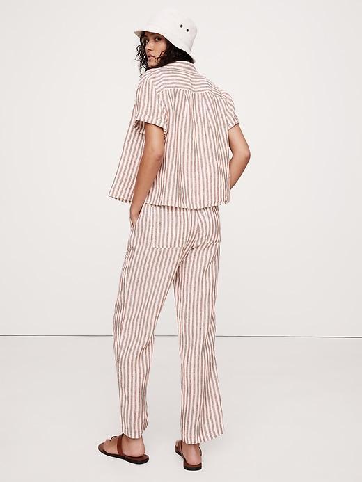 Linen Pull-On Ankle Pant Product Image
