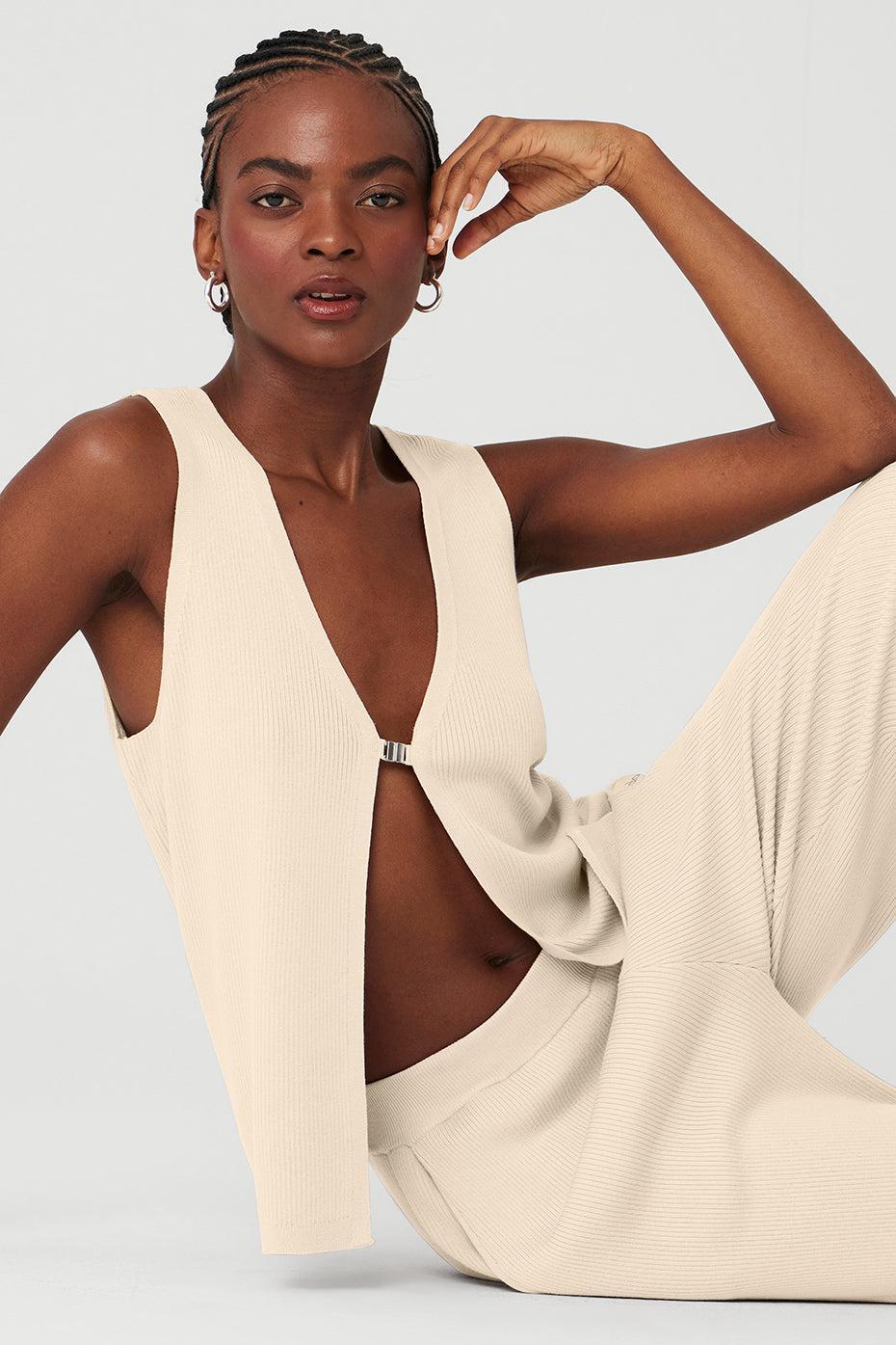 Knit Salana Tank - Macadamia Product Image