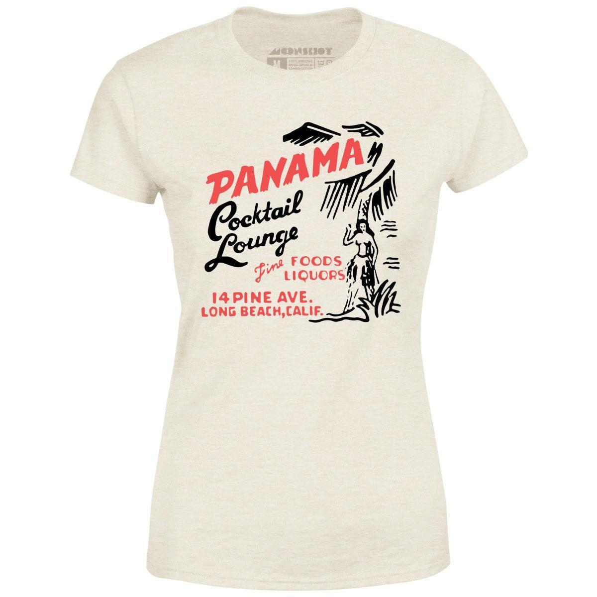 Panama Cocktail Lounge v2 - Long Beach, CA - Vintage Tiki Bar - Women's T-Shirt Female Product Image