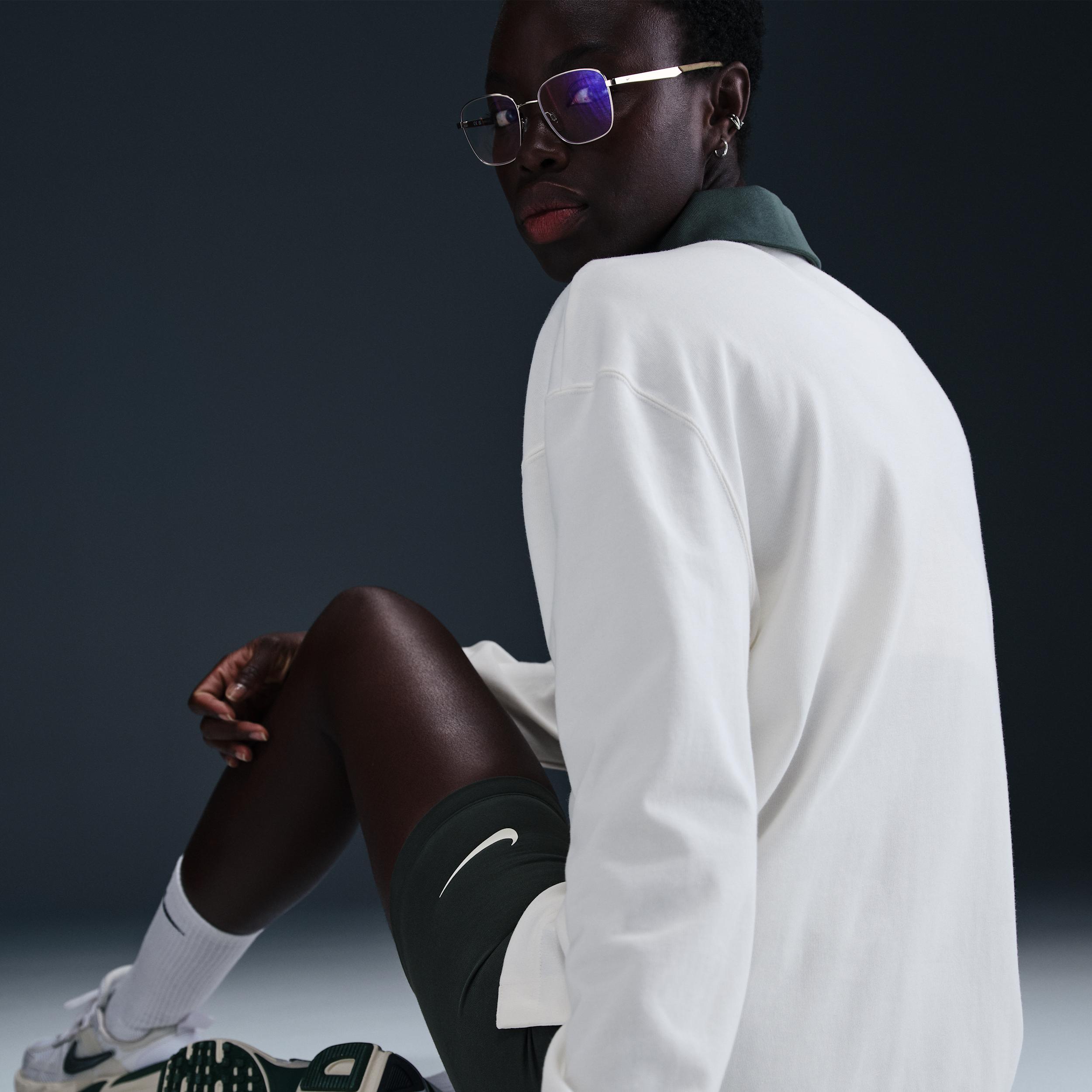 Nike Sportswear Essential Women's Oversized Long-Sleeve Polo Product Image