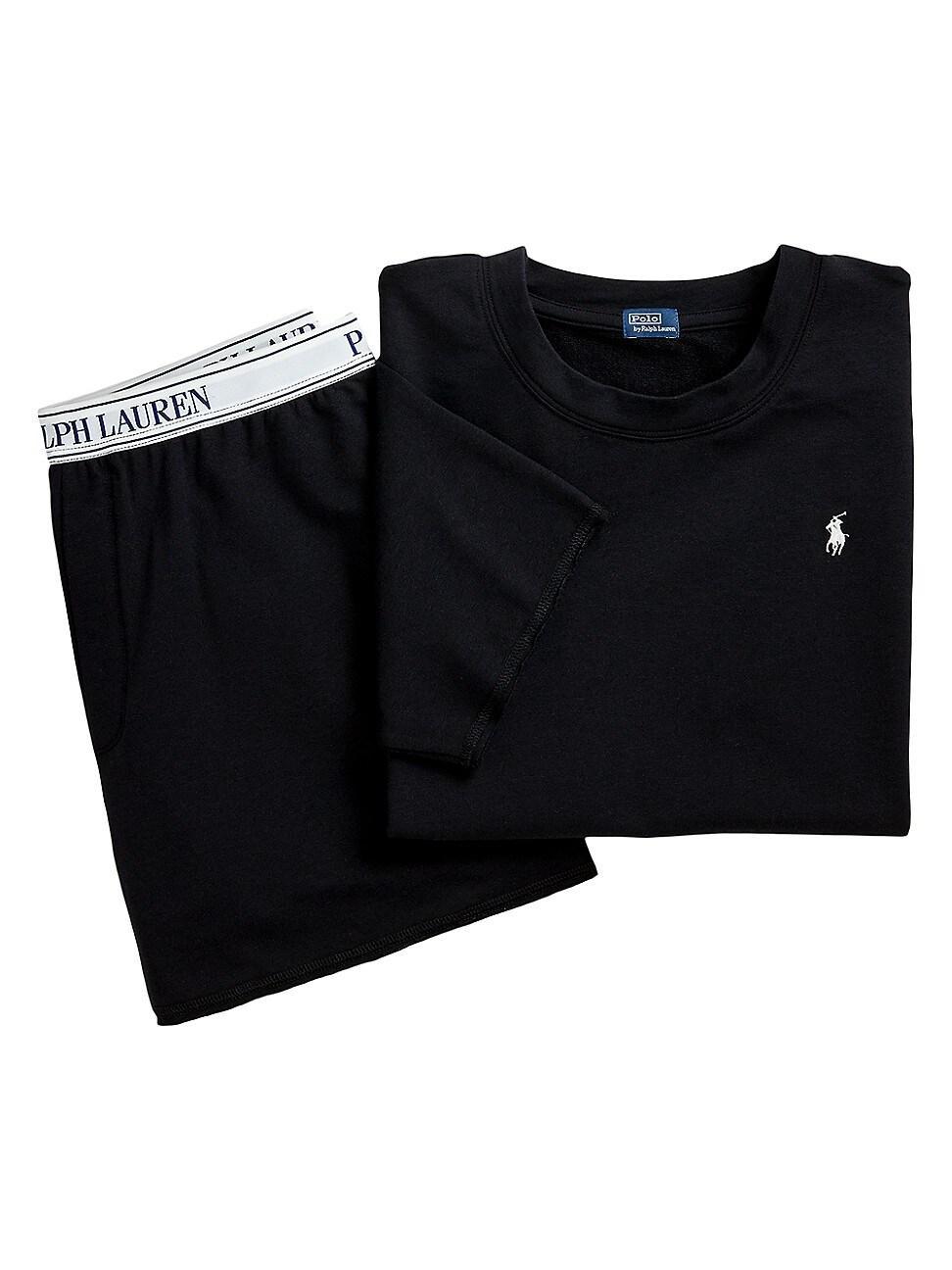 Womens Club Terry 2-Piece Short-Sleeve Pajama Set Product Image