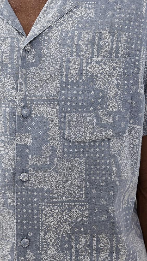 RAILS Ace Linen Blend Camp Shirt | Shopbop Product Image