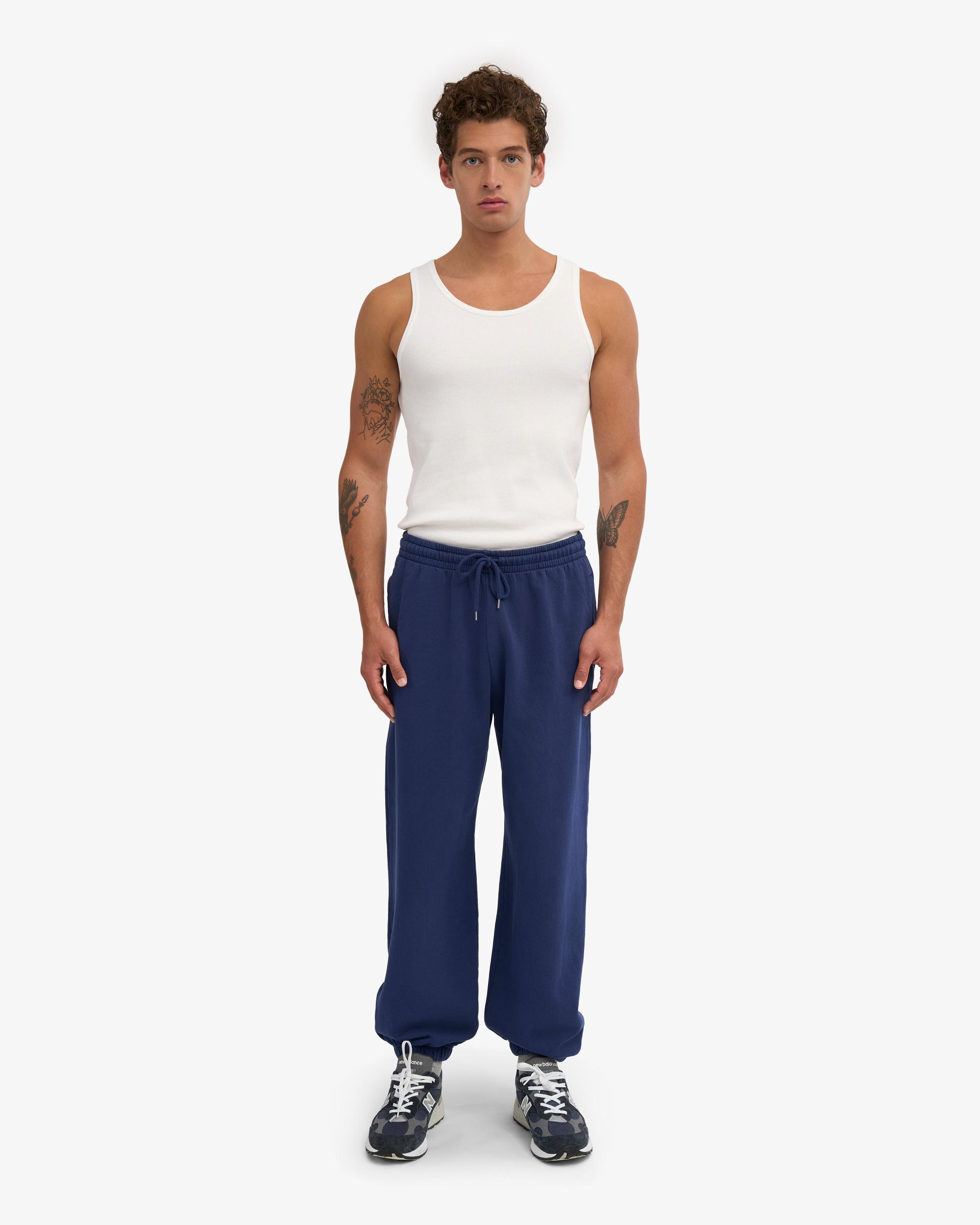 Organic Relaxed Sweatpants - Scarlet Red Product Image