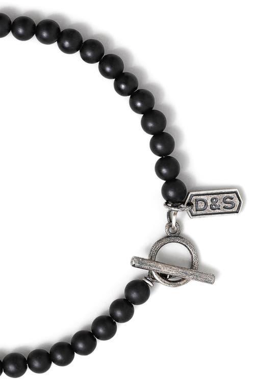 Degs & Sal Men's Beaded Bracelet in Black at Nordstrom Product Image