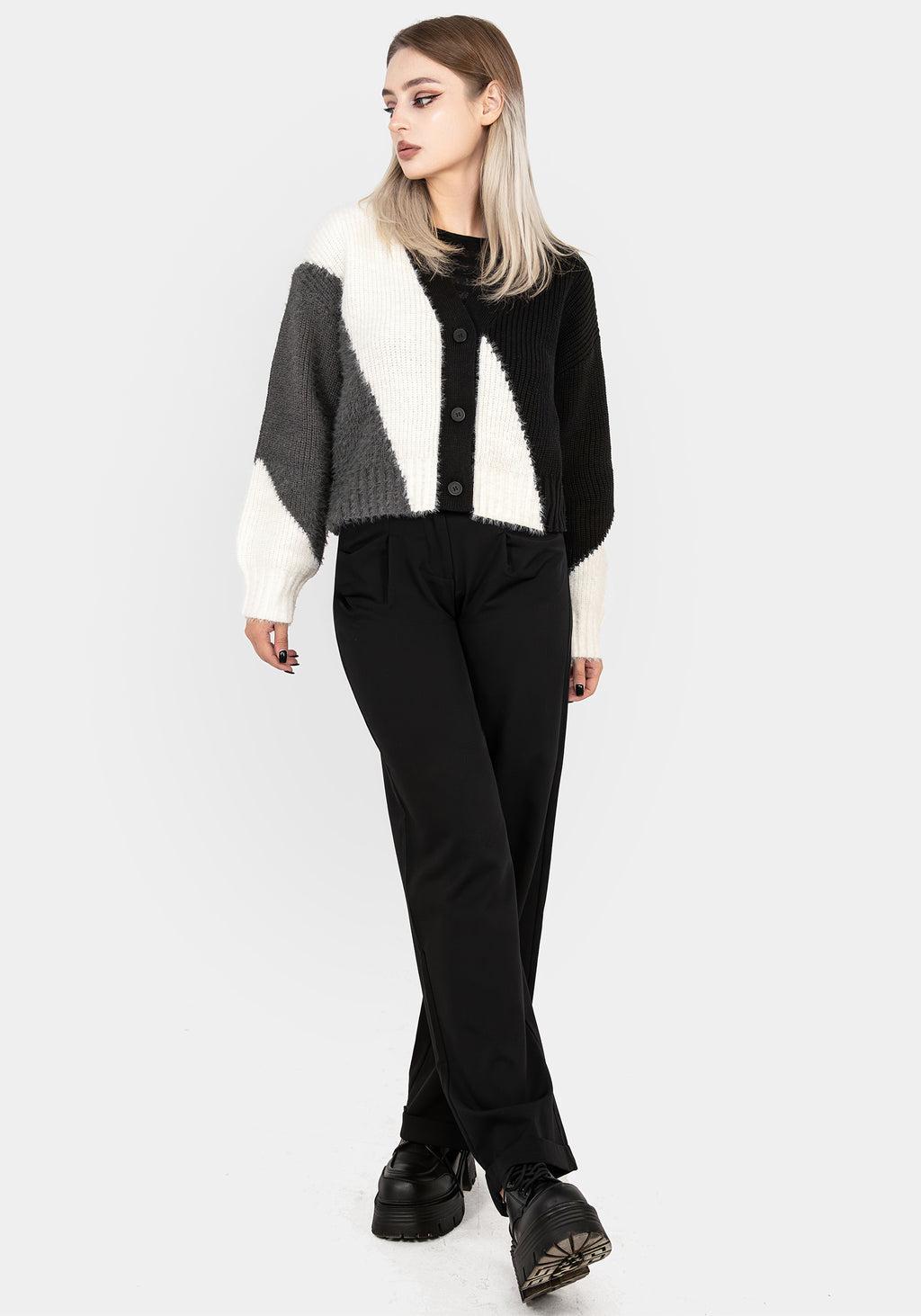 Parallax Stripe Knit Cardigan Product Image