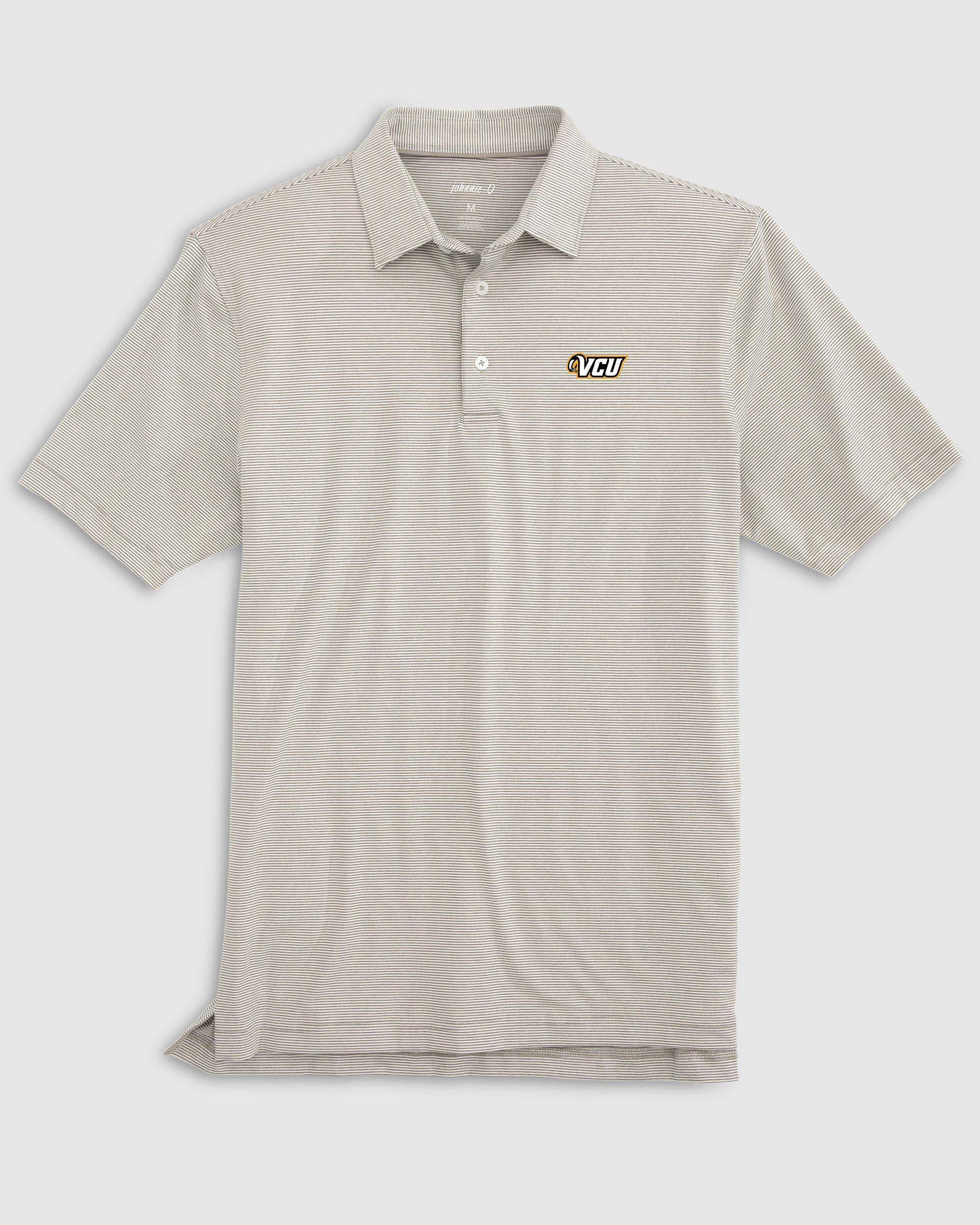 Seattle Mariners Lyndonn Striped Jersey Performance Polo Product Image
