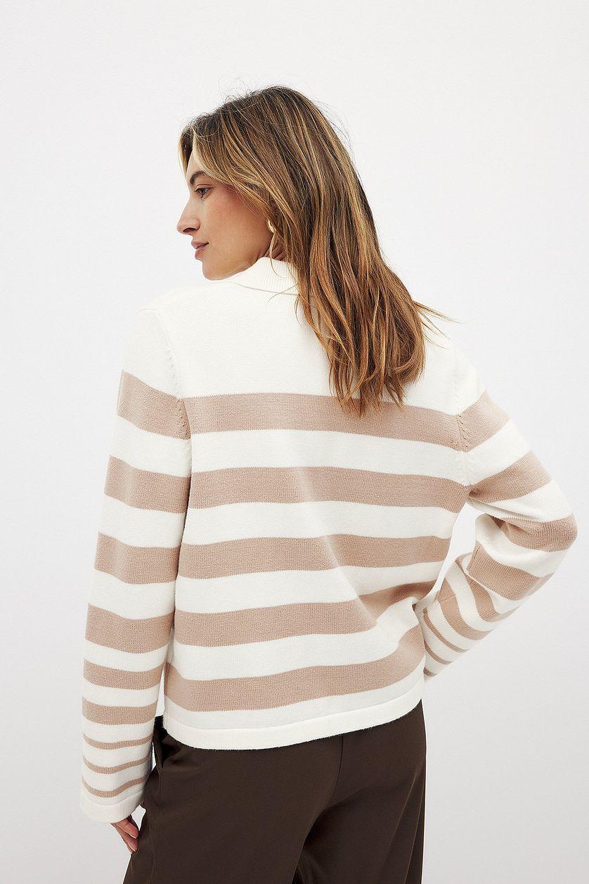Knitted Collar Sweater Product Image