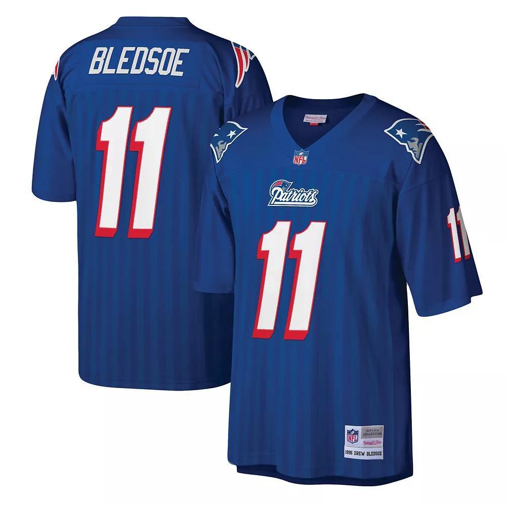 Men's Mitchell & Ness Jim Zorn Royal Seattle Seahawks Legacy Replica Jersey, Size: Small, Blue Product Image