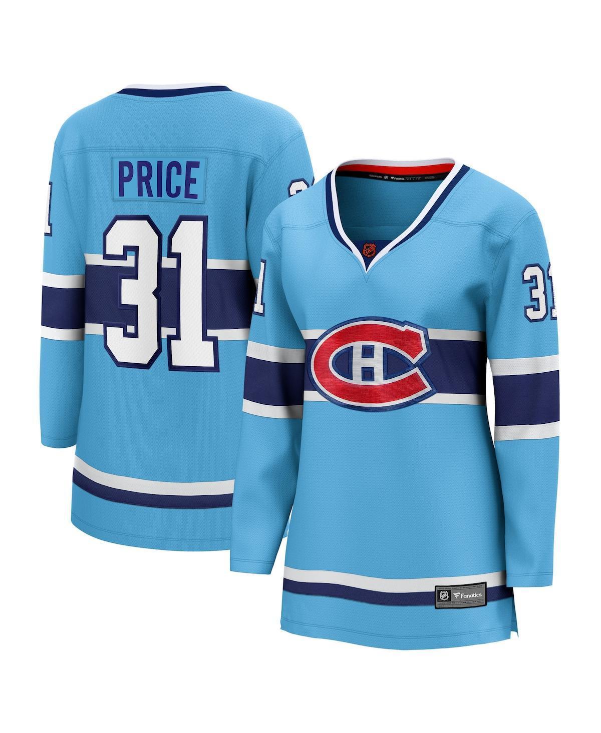 Women's Fanatics Branded Carey Price Light Blue Montreal Canadiens Special Edition 2.0 Breakaway Player Jersey, Size: Medium, Cnd Light Product Image