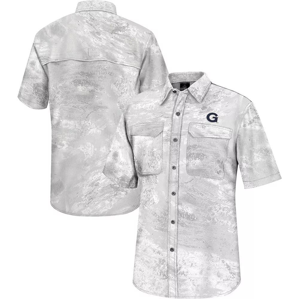 Mens Colosseum Alabama Crimson Tide Realtree Aspect Charter Full-Button Fishing Shirt Product Image