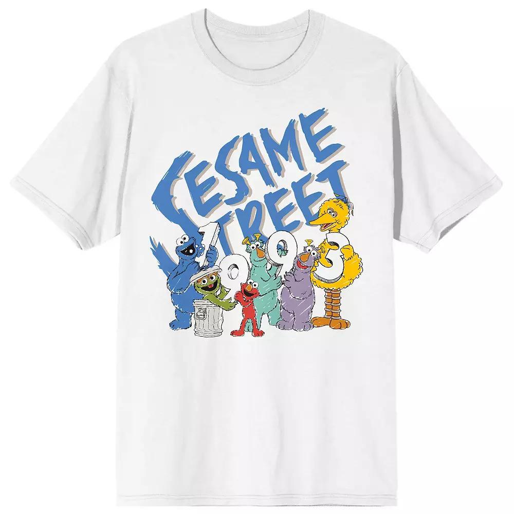 Men's Sesame Street Characters 1993 Tee, Boy's, Size: Small, White Product Image