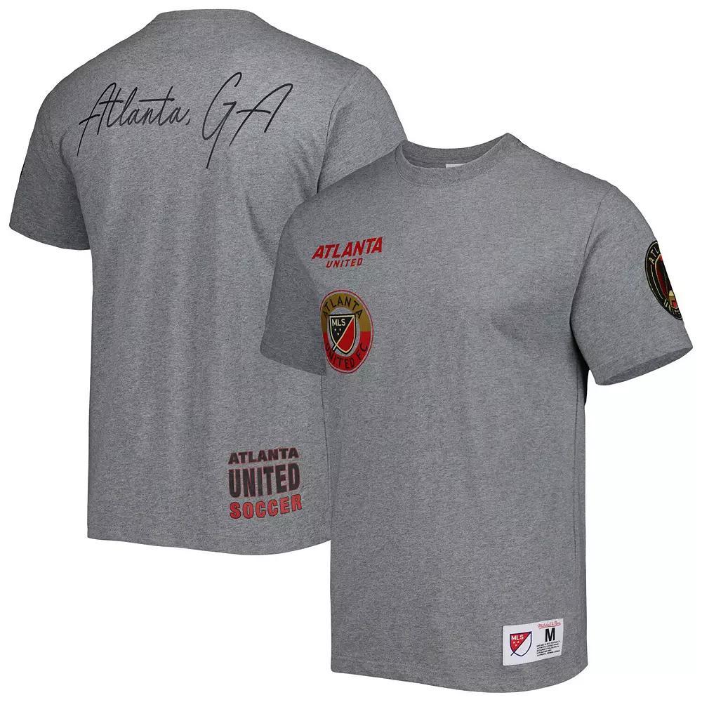 Men Mitchell & Ness Gray Atlanta United FC City Tee, Men's, Size: 2XL, Atu Grey Product Image