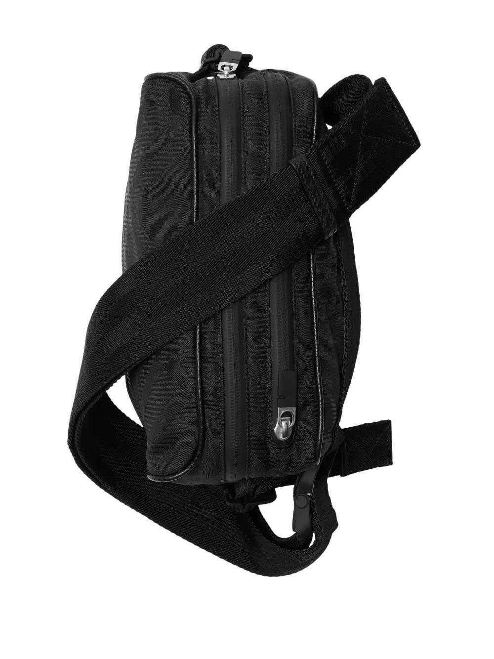 check-jacquard belt bag Product Image