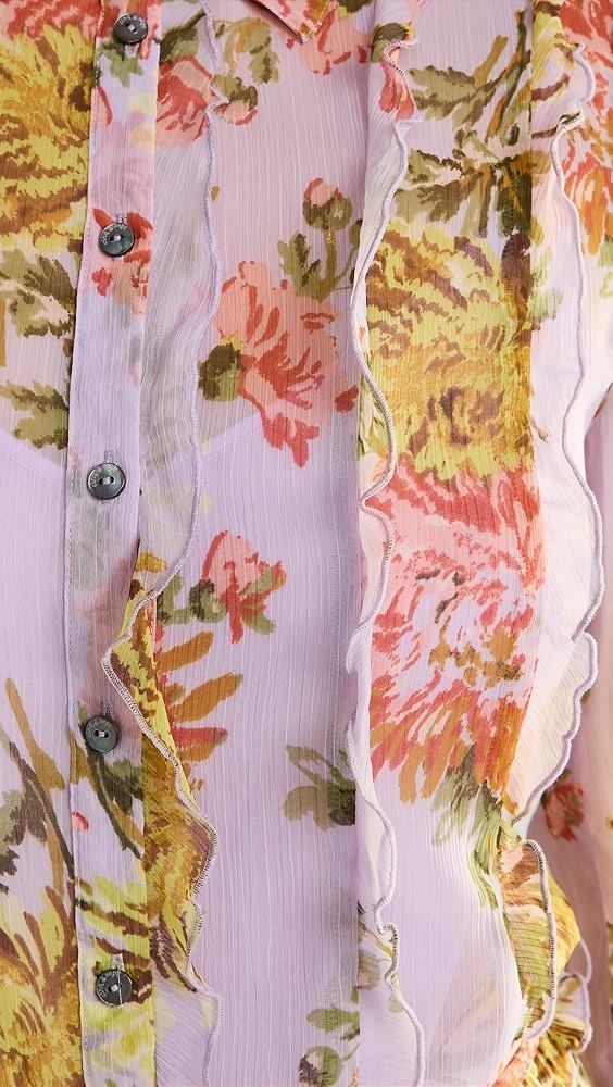 Cinq à Sept Faded Chrysanthemum Estelle Dress | Shopbop Product Image