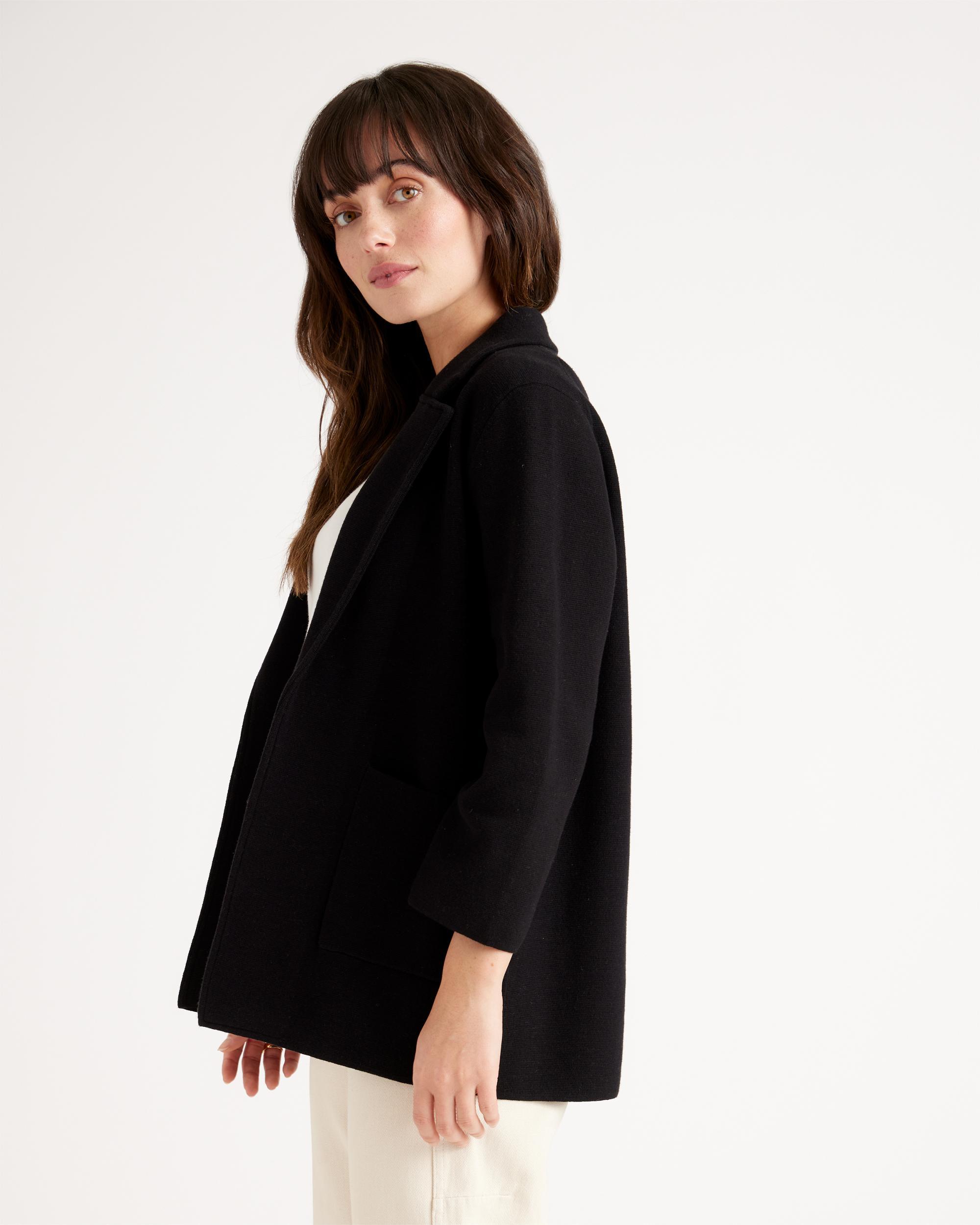 Quince | Women's Knit Blazer Size XS, Organic Cotton Product Image