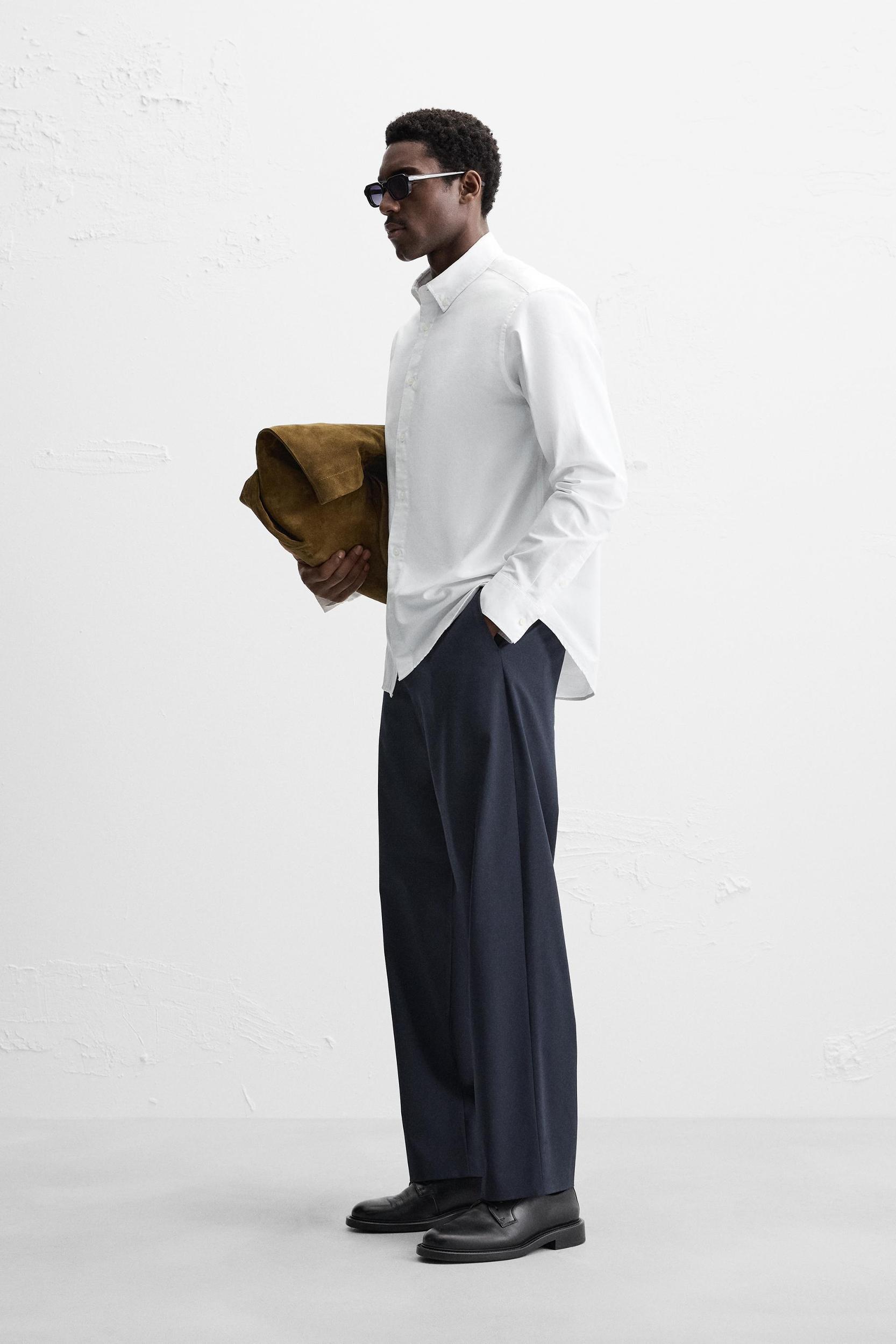 TEXTURED OXFORD SHIRT Product Image