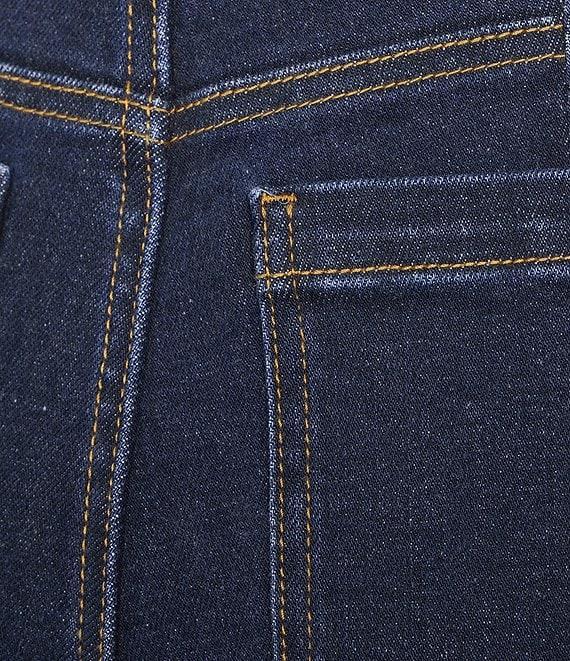 Gibson & Latimer Denim High Rise Pocket Front Wide Cuffed Ankle Length Jeans Product Image