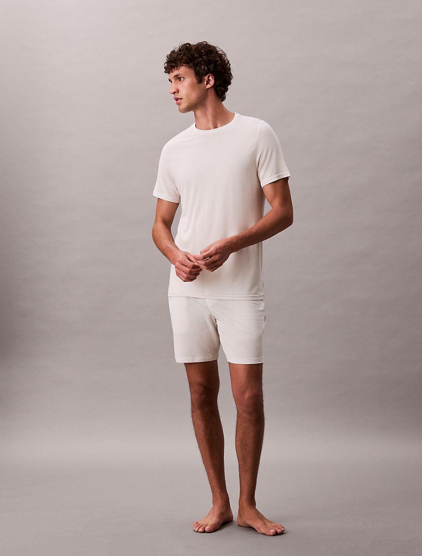 Calvin Klein Mens Modal Pique Classic T-Shirt - Beige Product Image