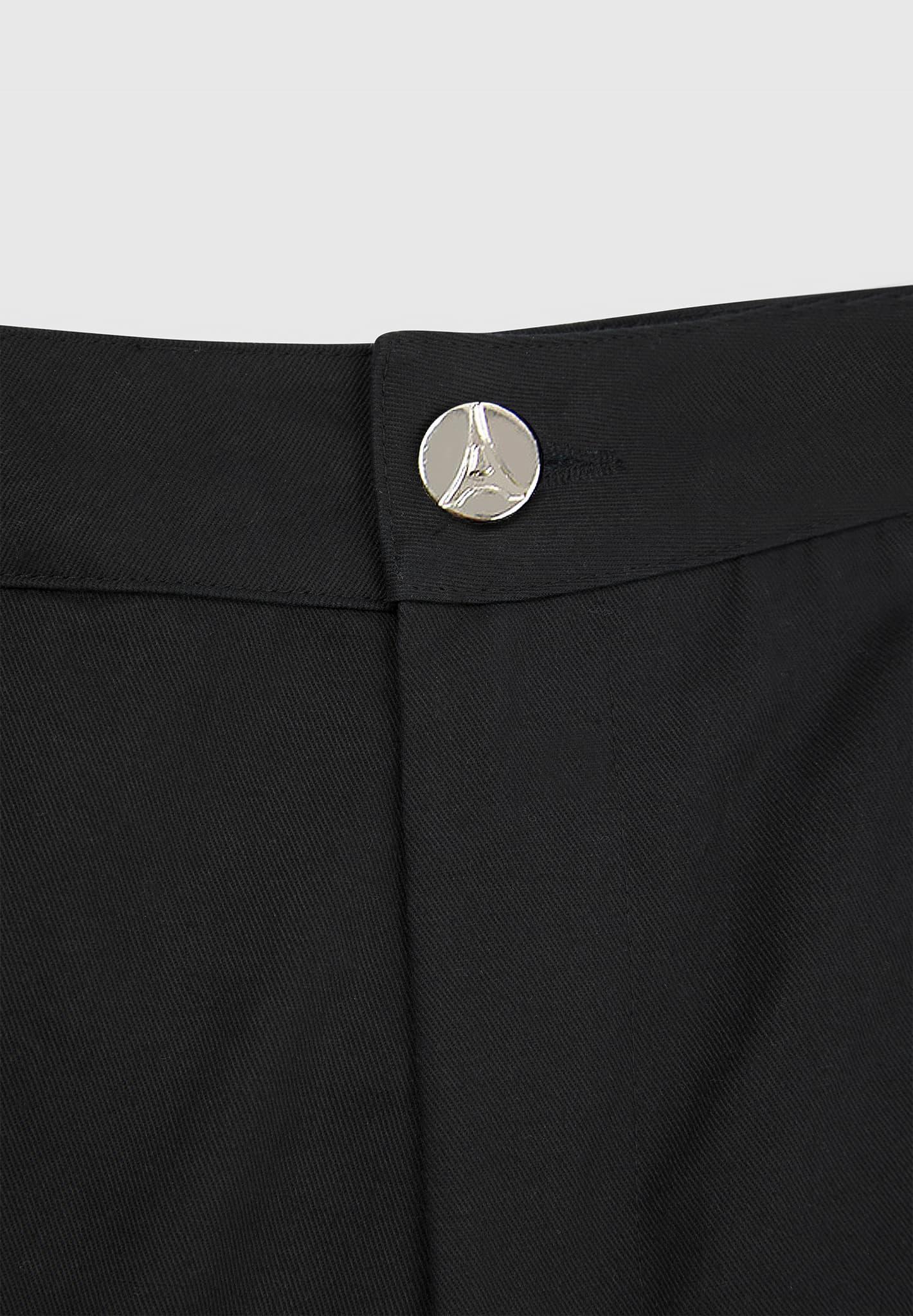 Rhinestone Contour Cargo Pants - Black Female Product Image