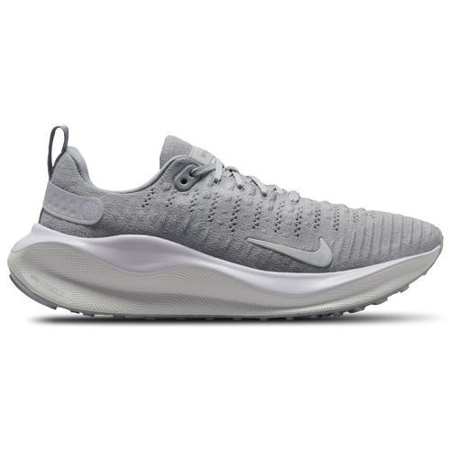 Nike Womens Nike React Infinity Run Flyknit 4 - Womens Running Shoes Light Smoke Grey/Summit White/Barely Grape Product Image