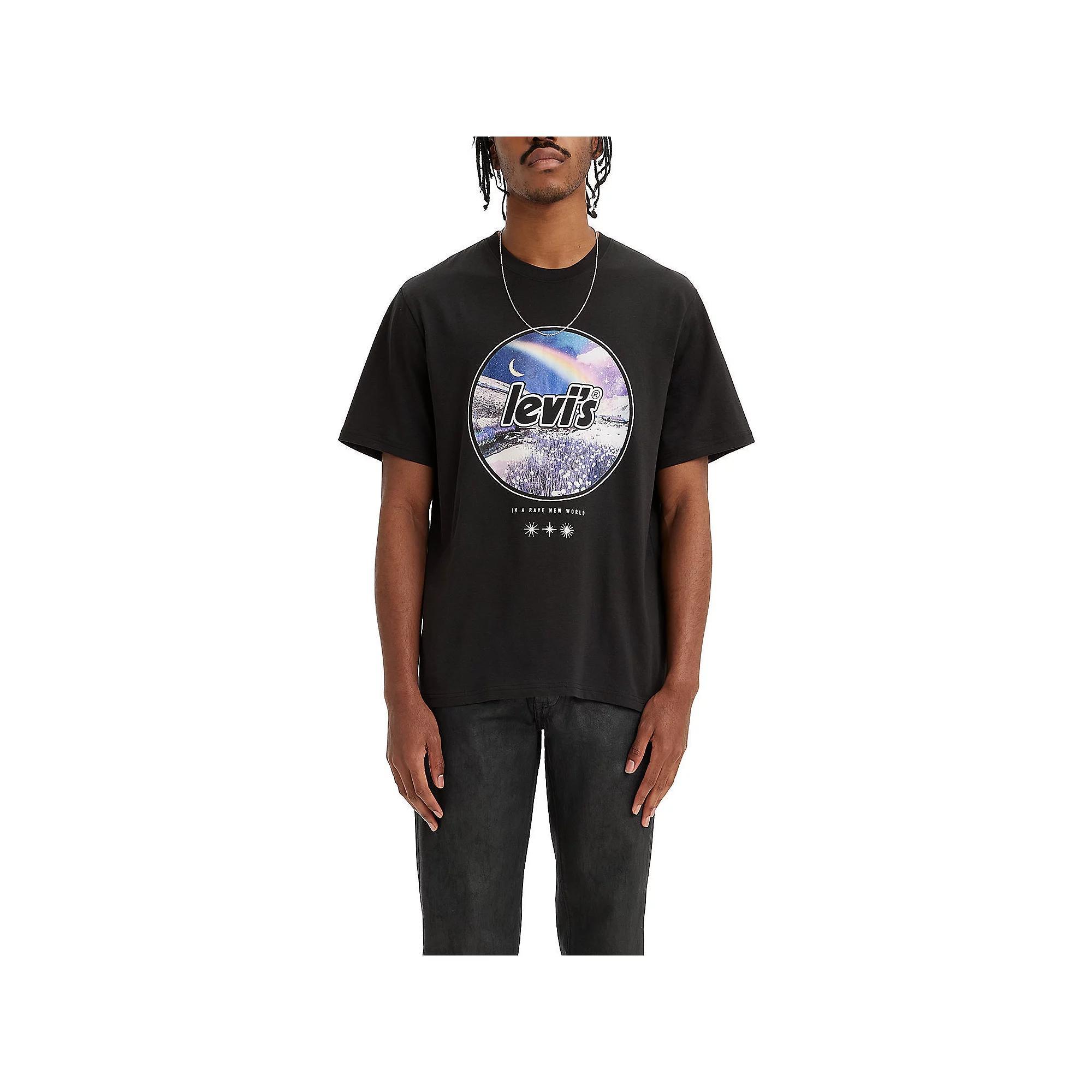 Men's Levi's® Classic Graphic Tee, Size: Medium, Poster Black Product Image