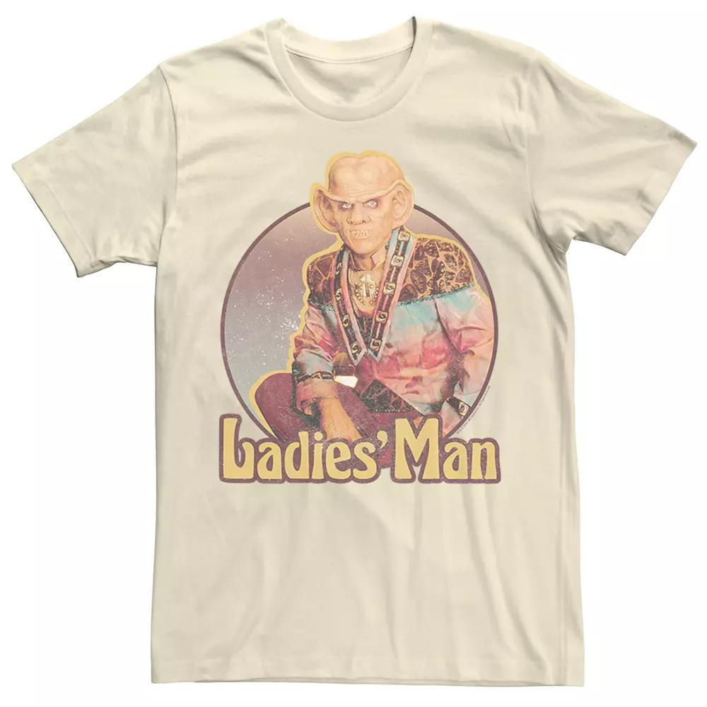 Men's Star Trek Deep Space Nine Ladies Man Short Sleeve Graphic Tee, Size: Medium, Natural Product Image