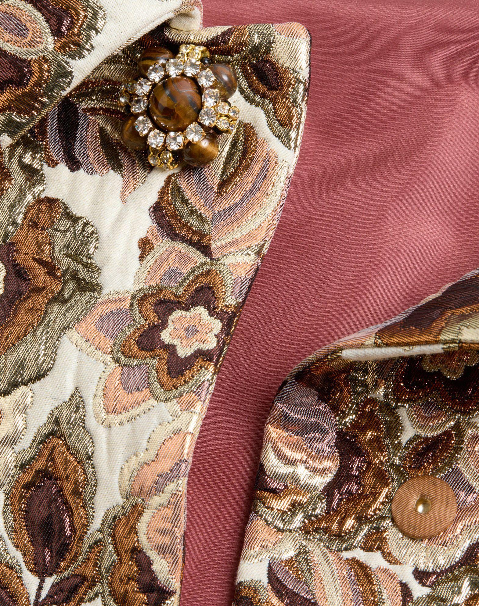 Apres L'Hiver Matelasse' Rose Lurex Jacket  Product Image