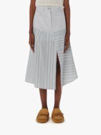 PATCHWORK A-LINE SKIRT in grey | JW Anderson US  Product Image