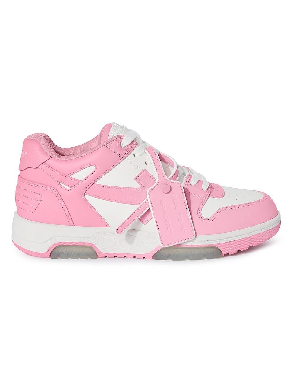 Womens Out of Office Leather Sneakers Product Image