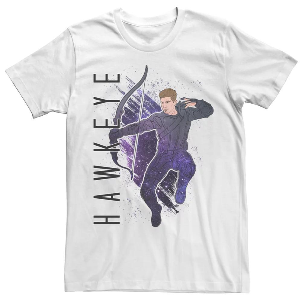 Men's Avengers Hawkeye Painted Tee, Size: XL, White Product Image