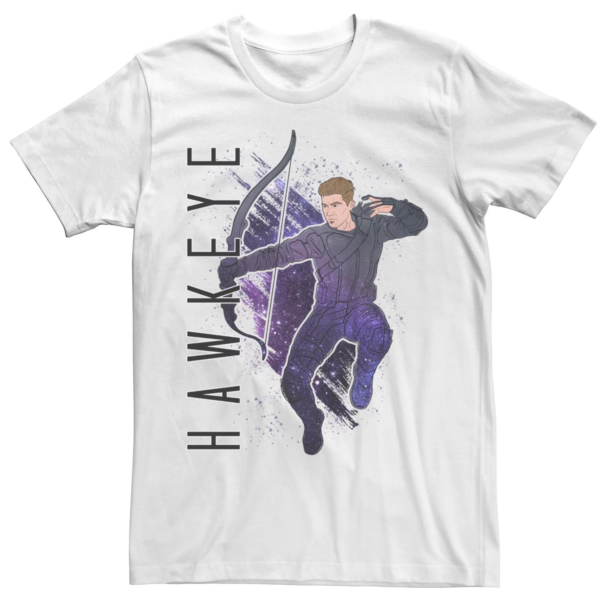 Men's Avengers Hawkeye Painted Tee, Size: XL, White Product Image