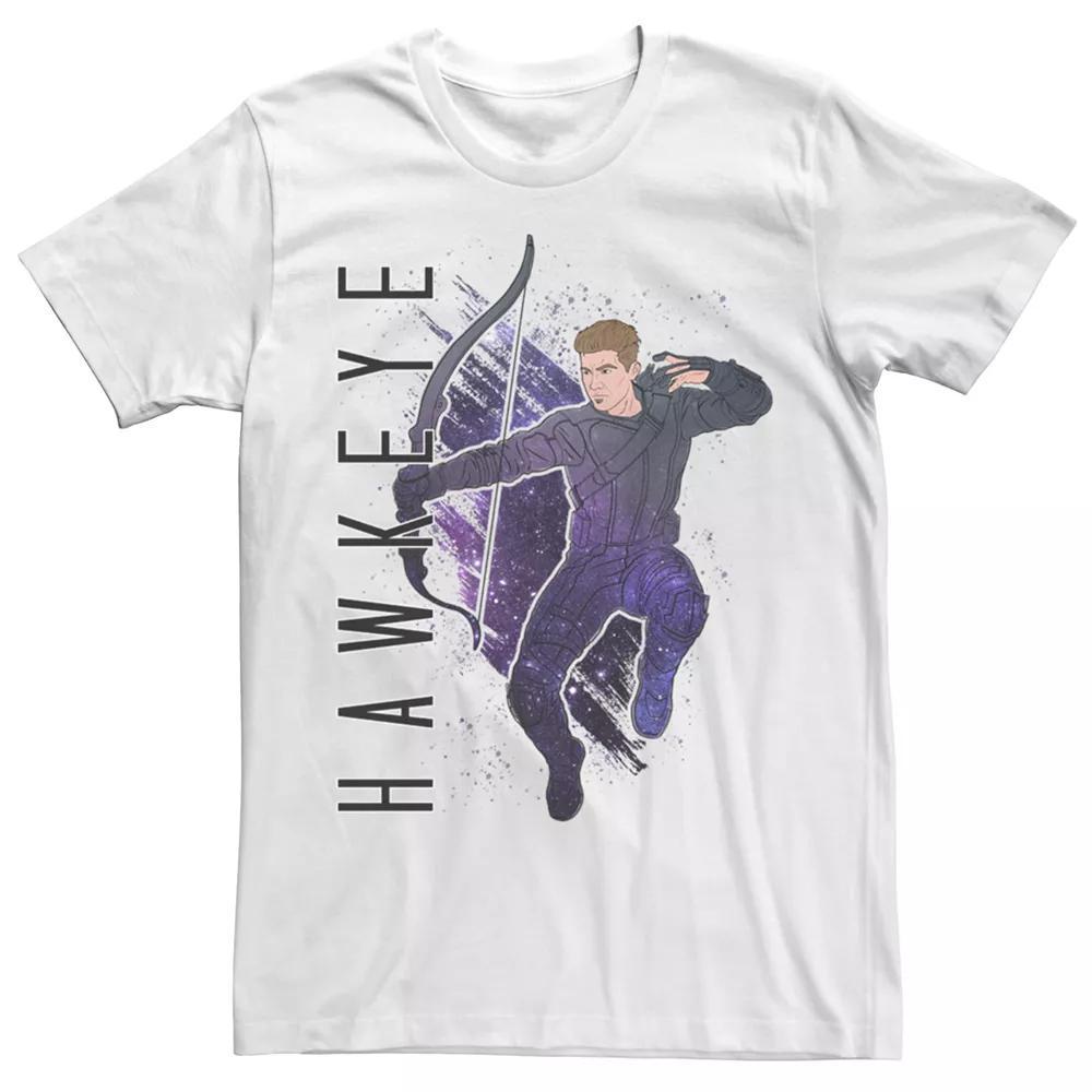 Men's Avengers Hawkeye Painted Tee, Size: XL, White Product Image