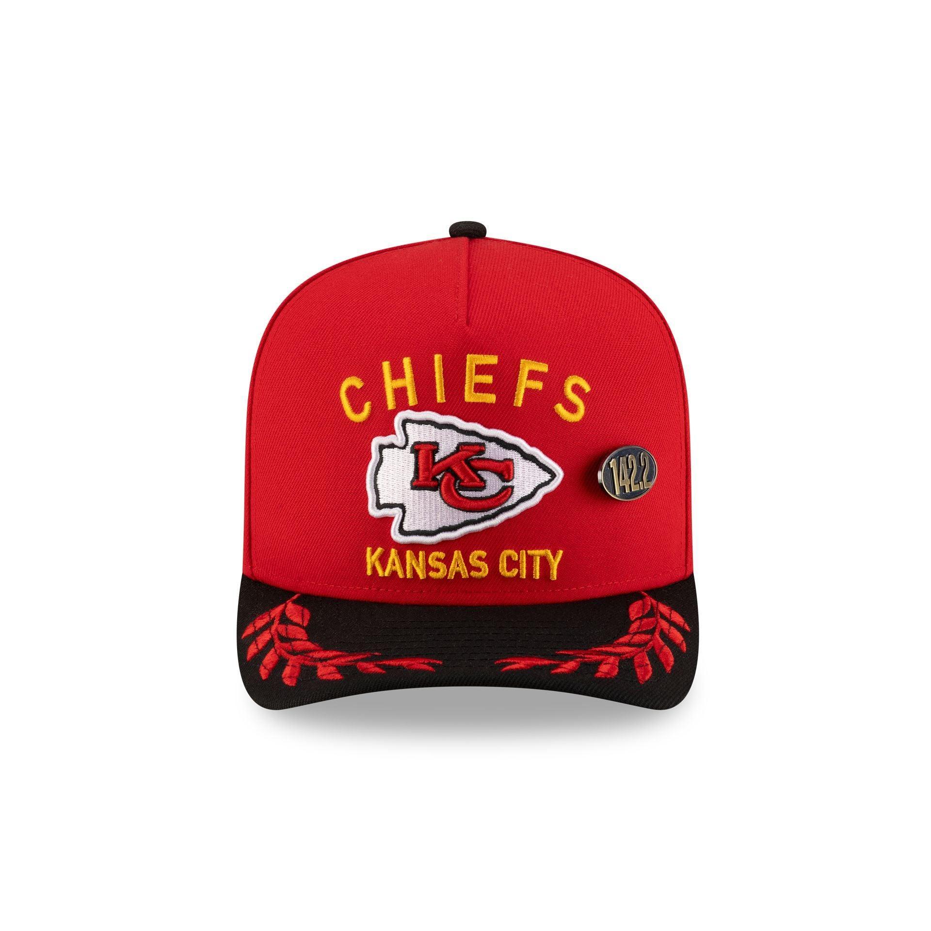 Kansas City Chiefs 2025 Draft Chrome White 59FIFTY A-Frame Fitted Hat Male Product Image