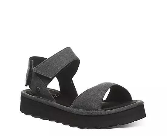 Bearpaw Crest Women's Slingback Platform Sandals, Size: 9, Black Product Image