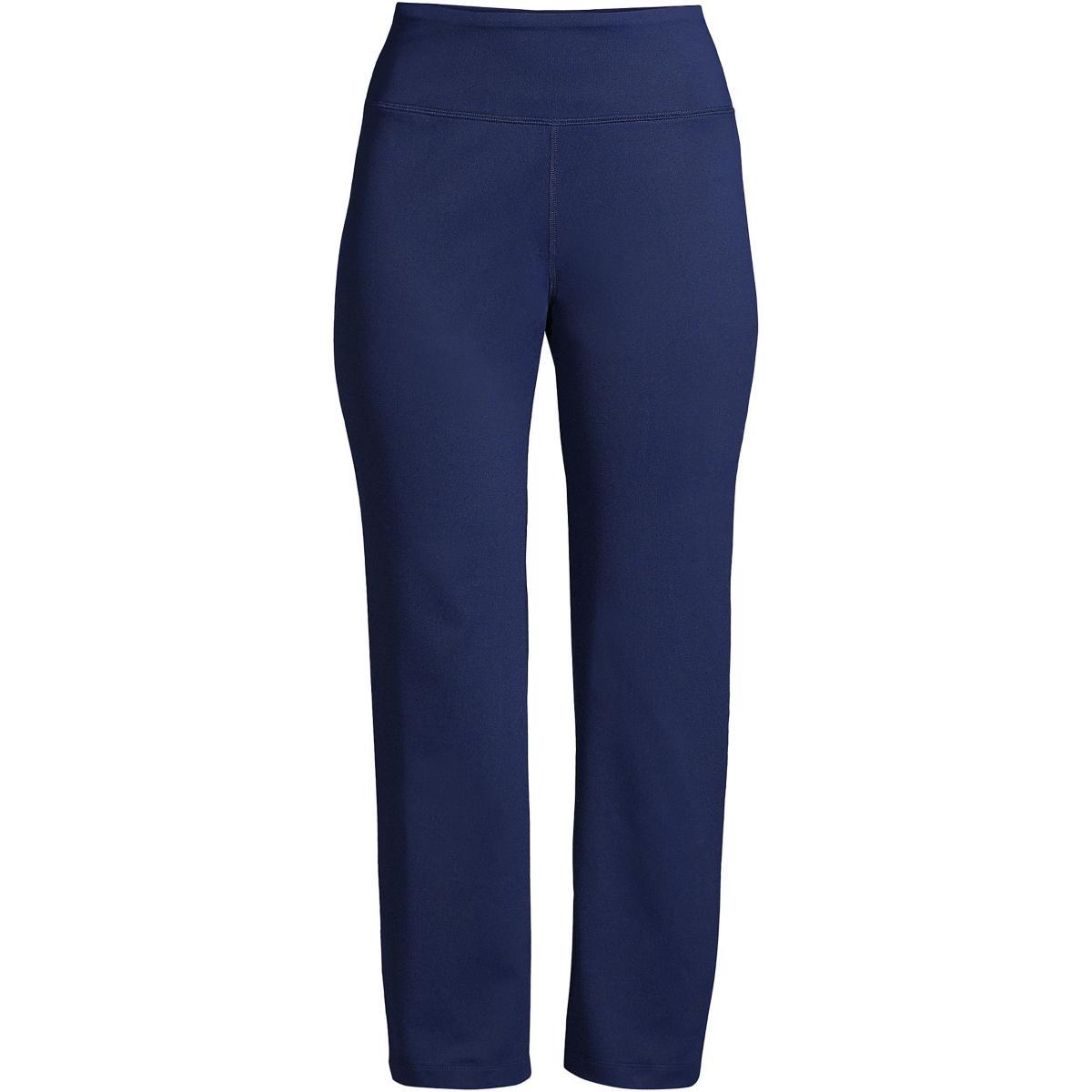 Women's Lands' End UPF 50 Active Capri Yoga Pants, Size: Small, Black Product Image