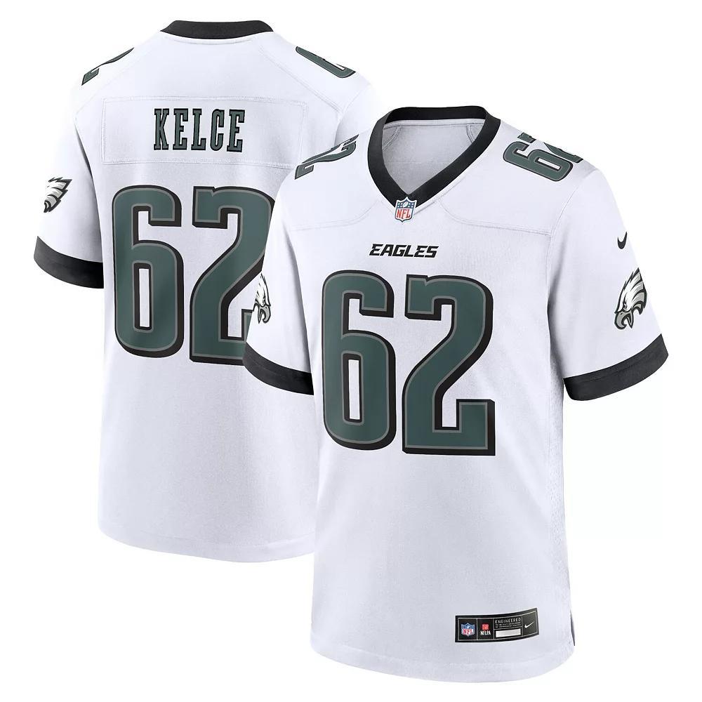 Men's Nike Jason Kelce White Philadelphia Eagles White Game Jersey, Size: Small Product Image