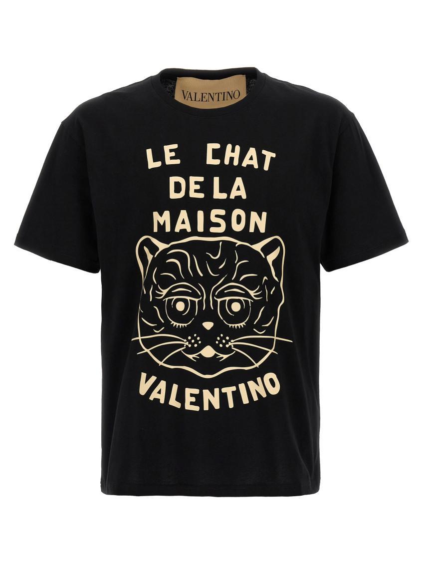 VALENTINO T-shirt Logo In Red Product Image
