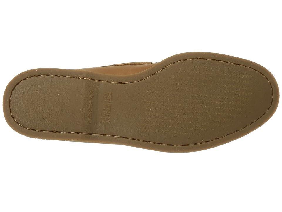 Sperry Mens Gold Water Resistant Leather Boat Shoes Product Image