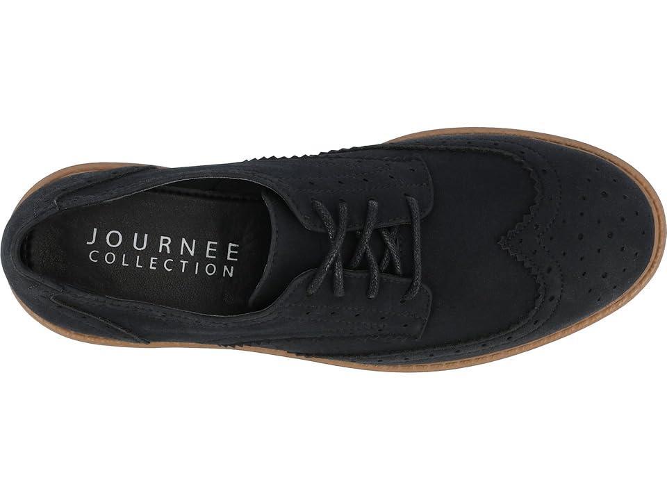 Journee Claudiya Tru Comfort Foam Womens Oxford Shoes Brown Product Image