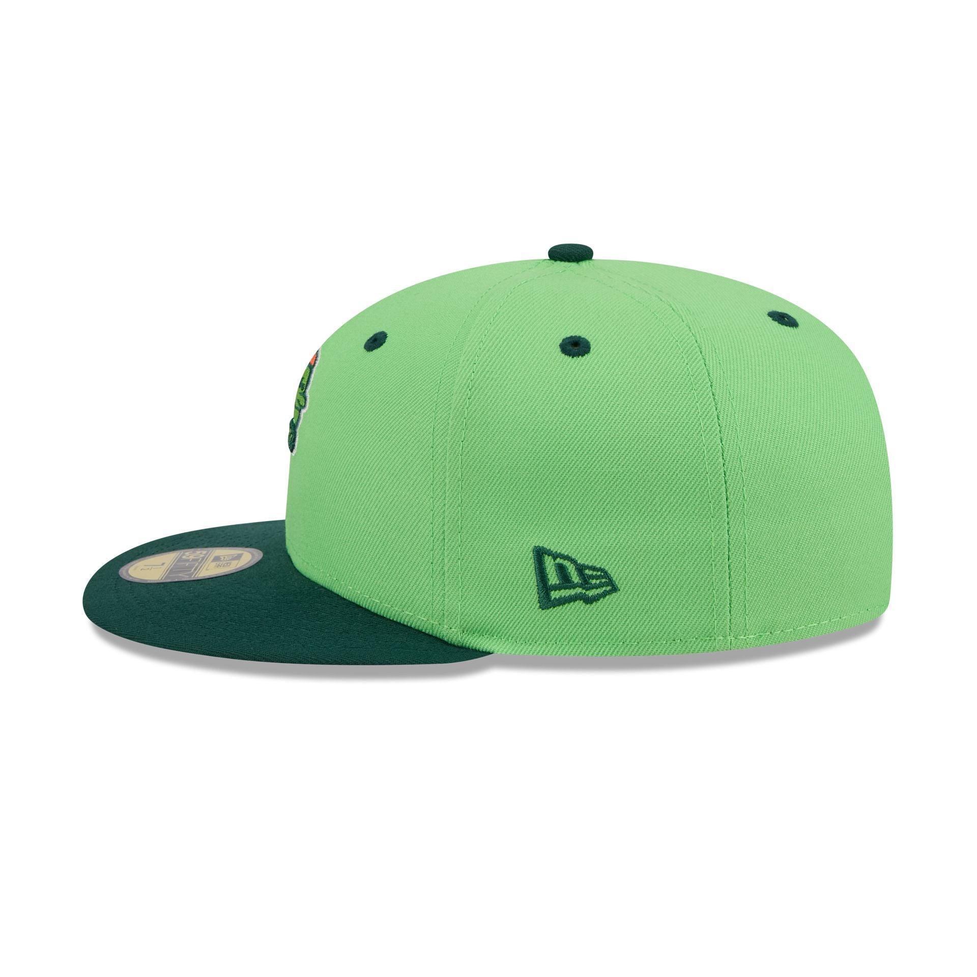 Hartford Yard Goats Theme Night Green 59FIFTY Fitted Hat Male Product Image