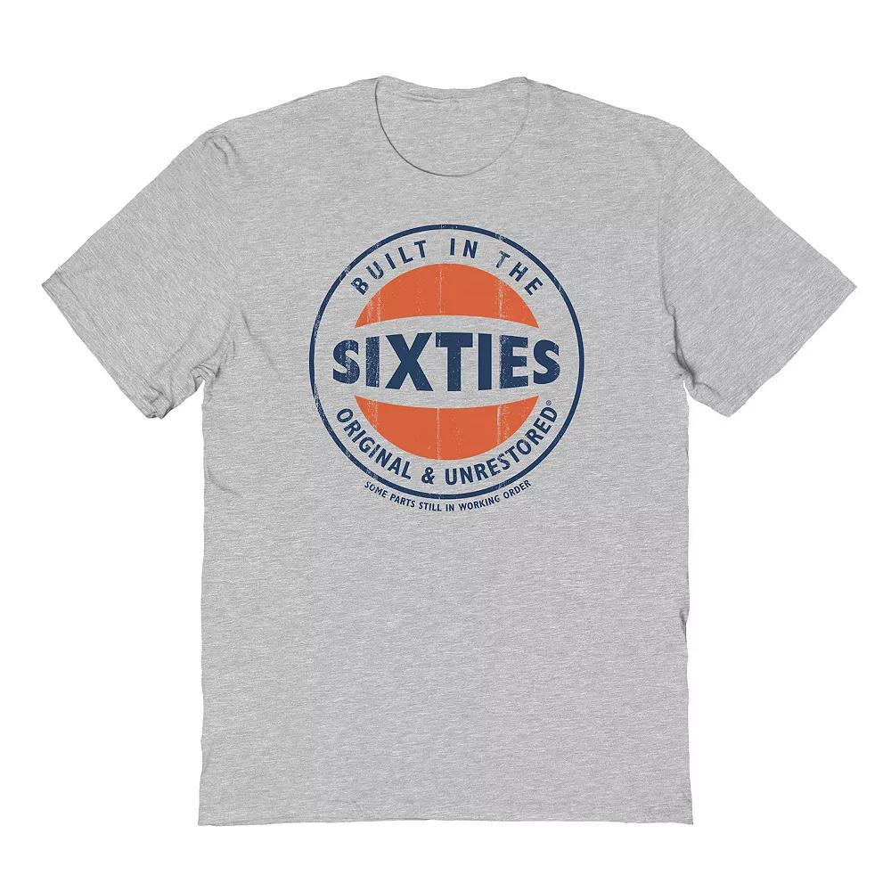 Men's Original & Unrestored Iconic Sixties Graphic Tee, Size: Small, Sport Gray Product Image