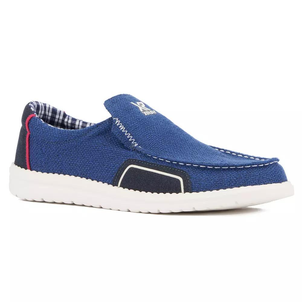 Xray Finch Men's Slip On Round Toe Sneakers, Size: 8, Blue Product Image