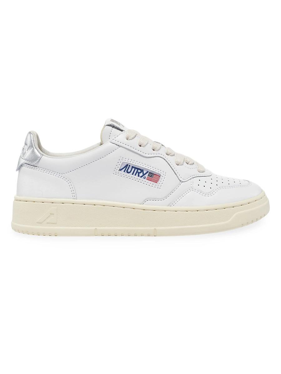 Medalist Low-Top Bicolor Leather Sneakers Product Image