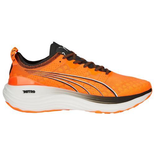 PUMA Mens PUMA Foreverrun - Mens Running Shoes Black/Ultra Orange Product Image