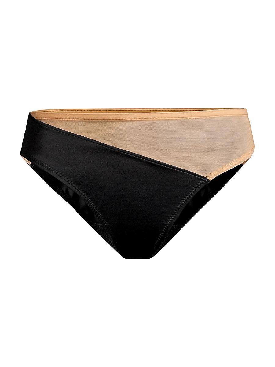 Norma Kamali Snake Mesh Swim Bottom Product Image