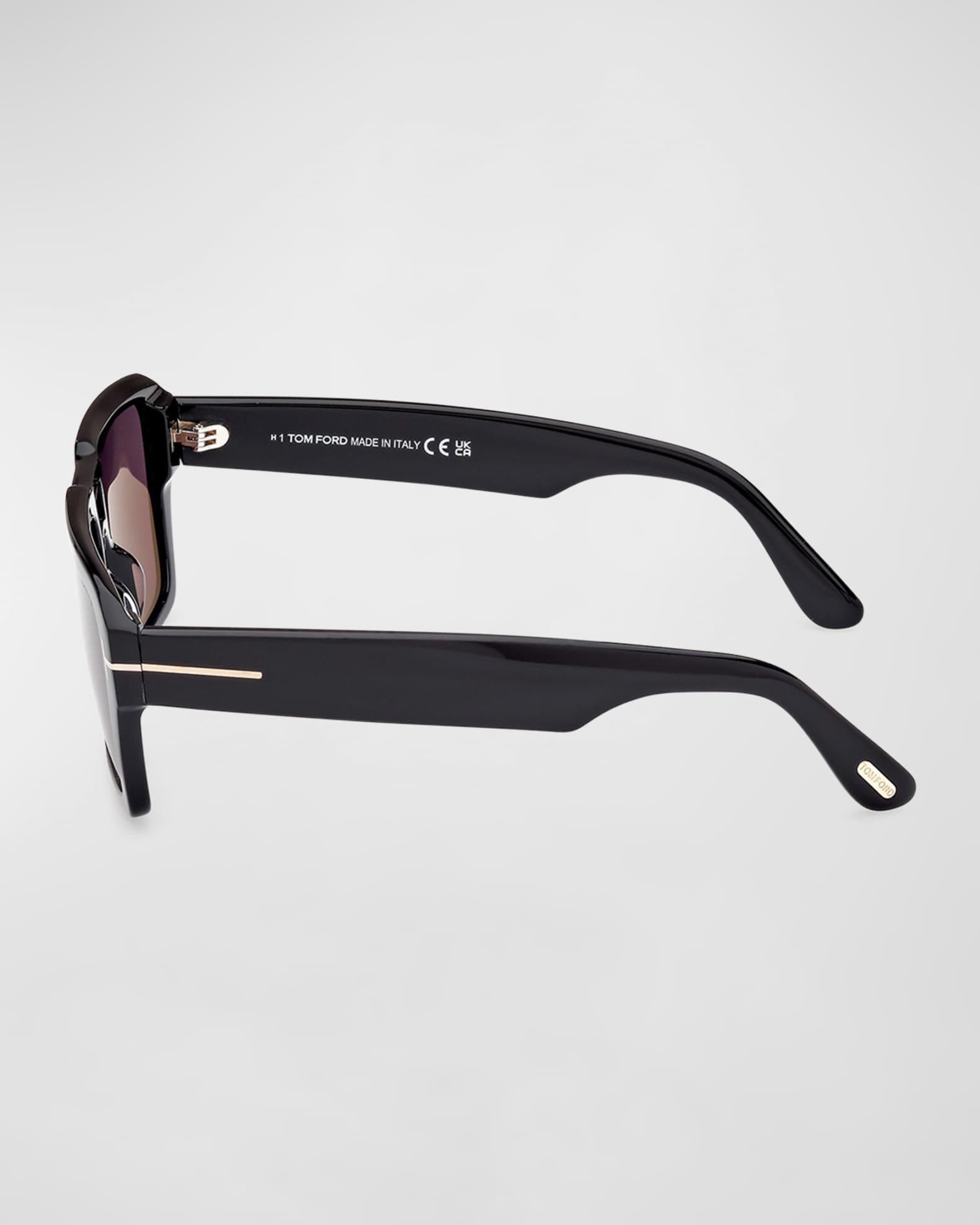 Men's Redford Acetate Rectangle Sunglasses Product Image