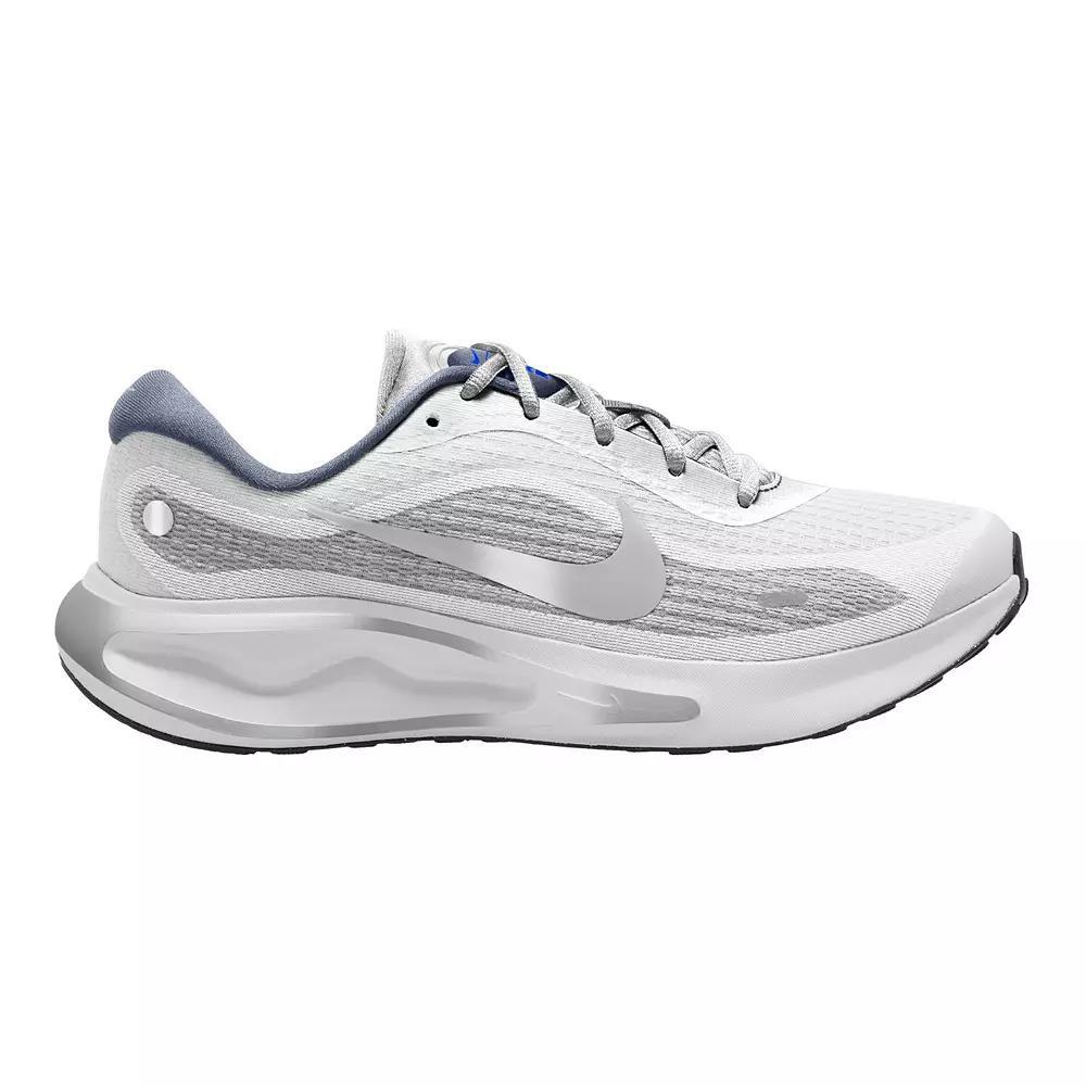 Nike Journey Run Men's Road Running Shoes, Size: 13, White Grey Silver Product Image