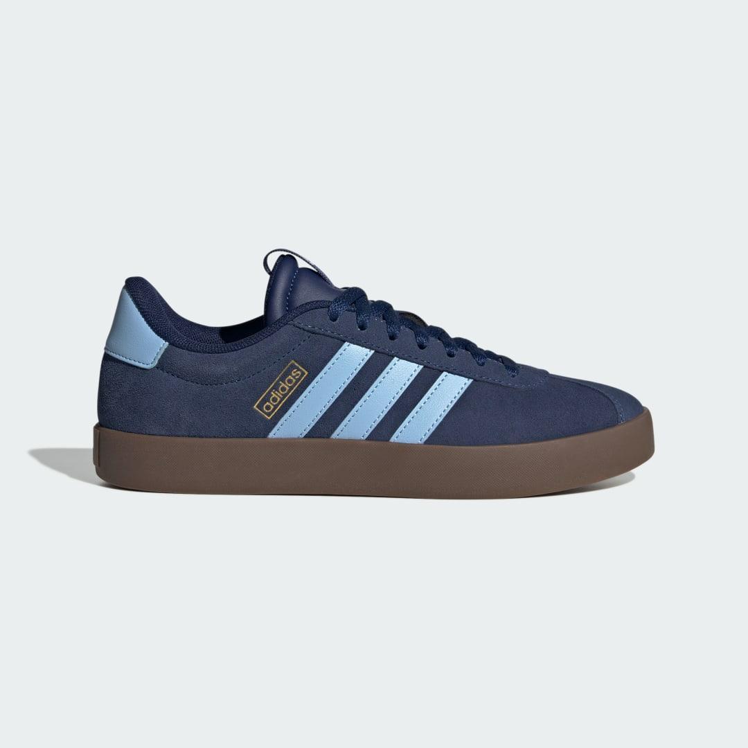 adidas VL Court 3.0 Shoes Dark Blue 5 Womens Product Image